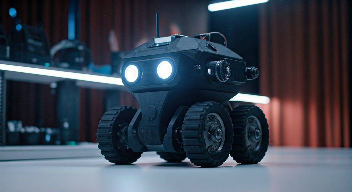 3D Printed Autonomous Robot Moves Using Compressed Gas