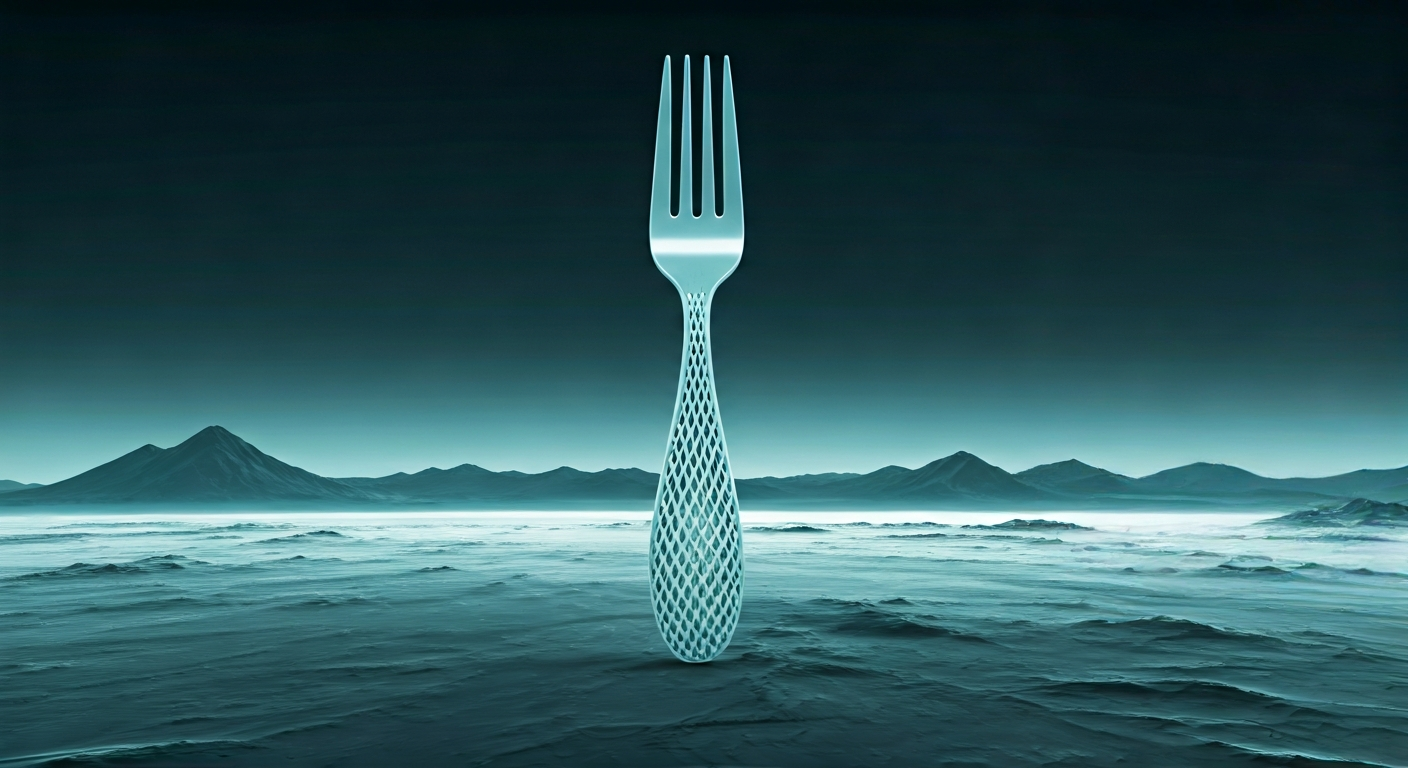 3D Printed Cutlery 'Forks 3.0' Explore Future of Design and Sustainability