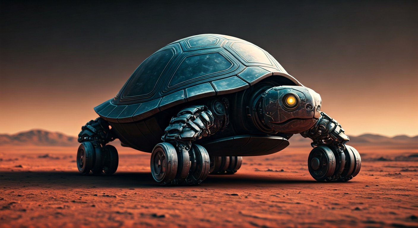 3D-Printed Robot Turtle Developed for Field Testing