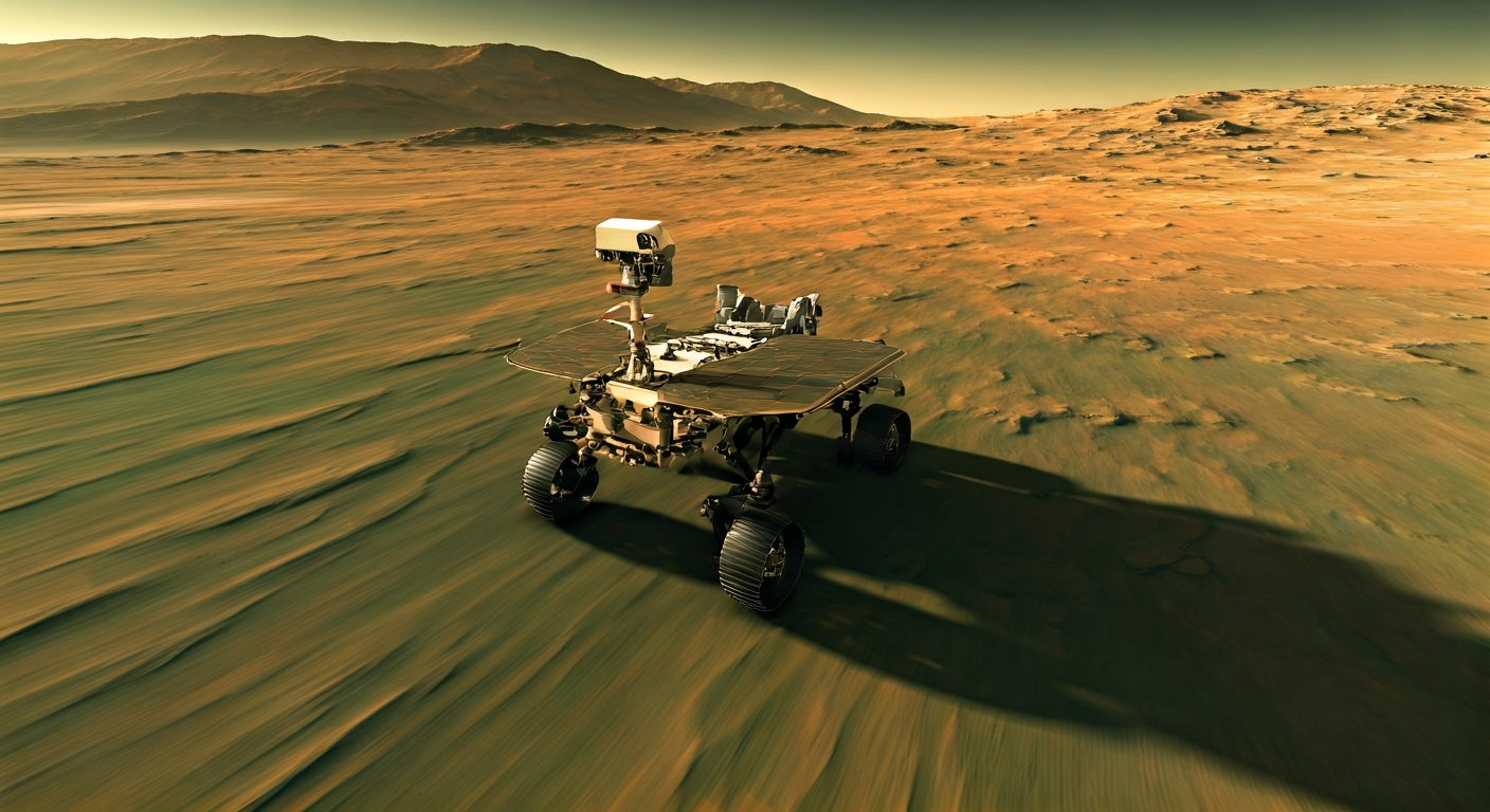 AI Charts First Martian Rover Route