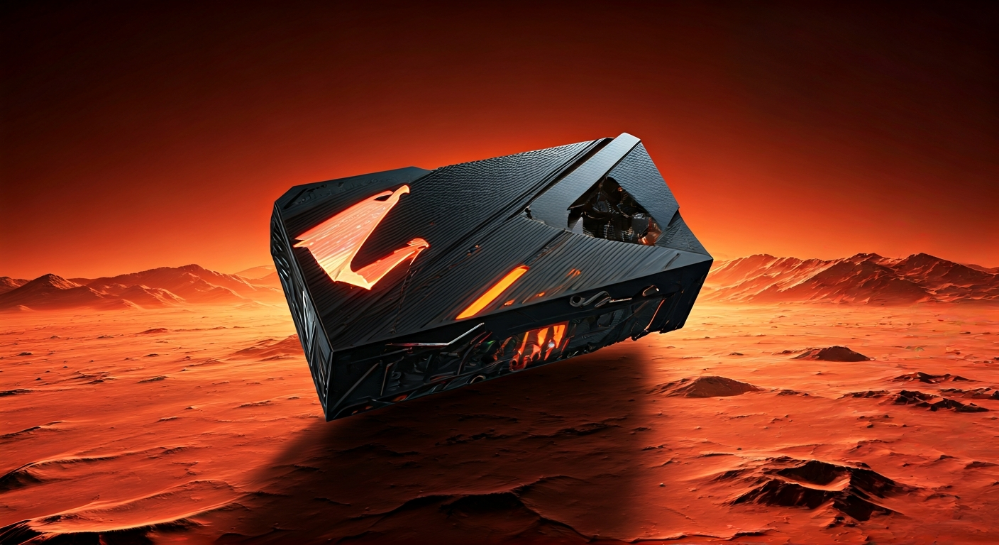 AORUS Unveils 3D-Printed Motherboard Inspired by Space Exploration