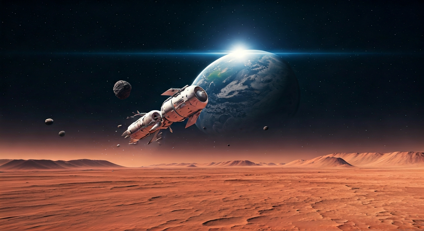 Asteroid Mining and In-Situ Fuel Production for Mars Colonization