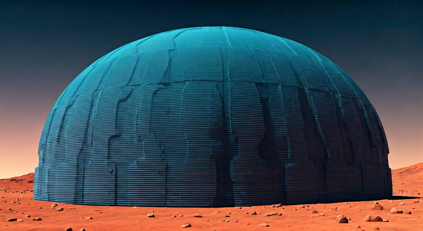 BIG, NASA, and ICON Unveil Mars Habitat Research Project