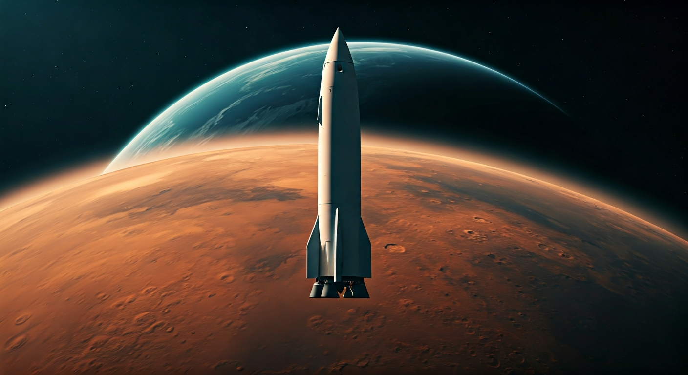 Blue Origin's New Glenn Rocket Carries Mars Probe