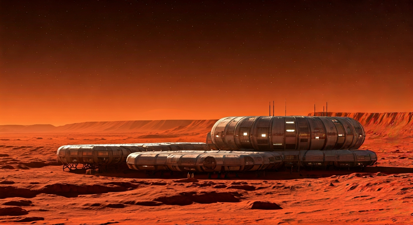 Chinese Architects Envision Mars Colony Designs