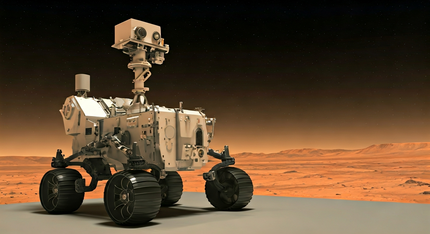 Curiosity Rover Captures Evocative Mars Scenery