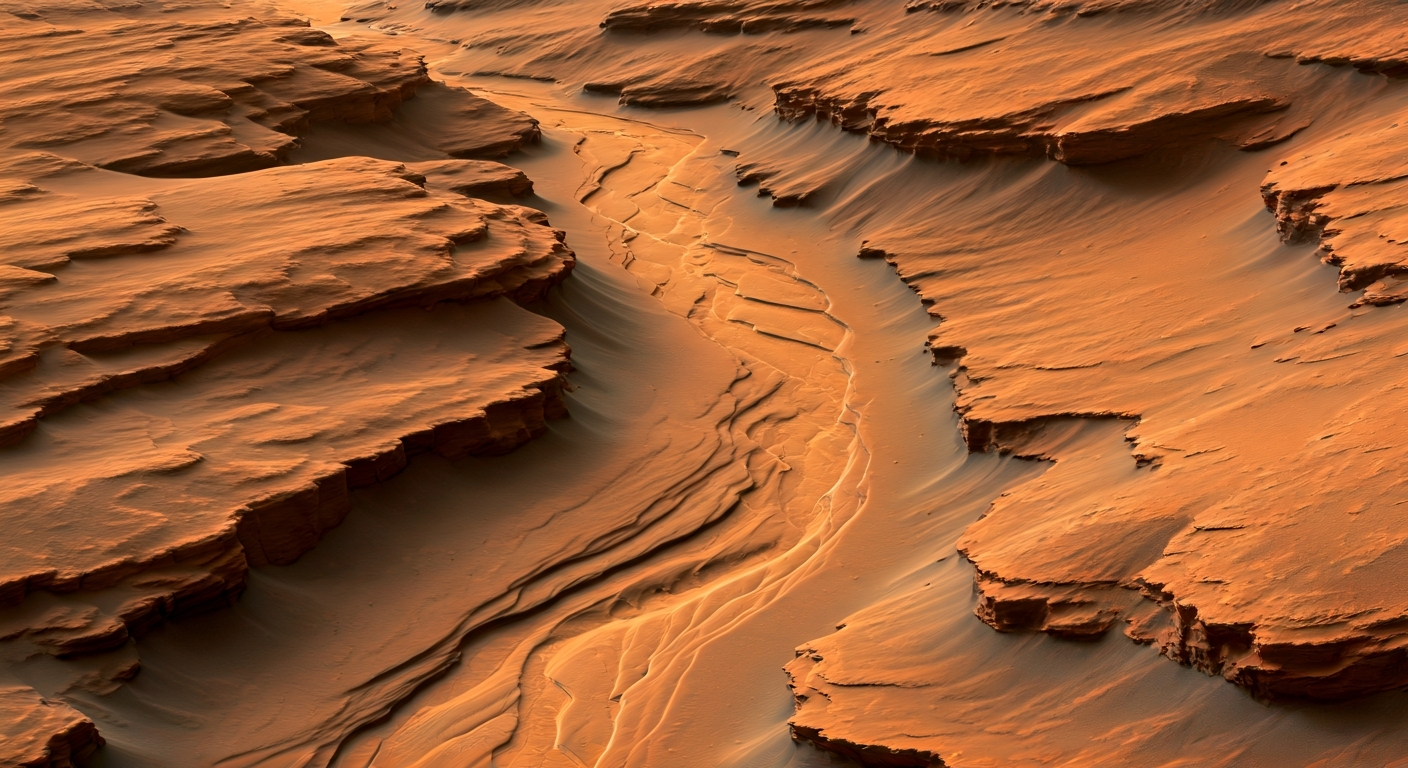 Curiosity Rover Captures Stunning Images of Ancient Martian Riverbed