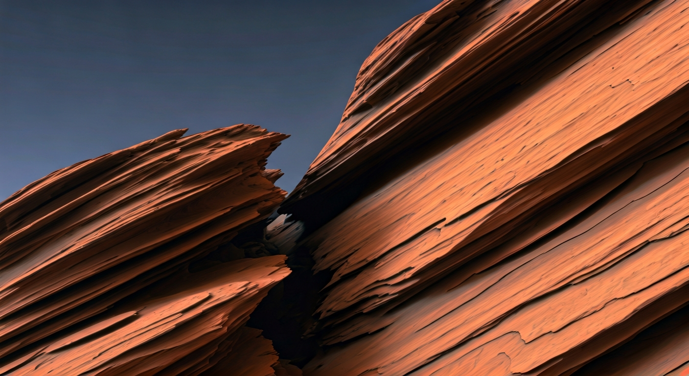 Curiosity Rover Discovers Martian Rock Crevice
