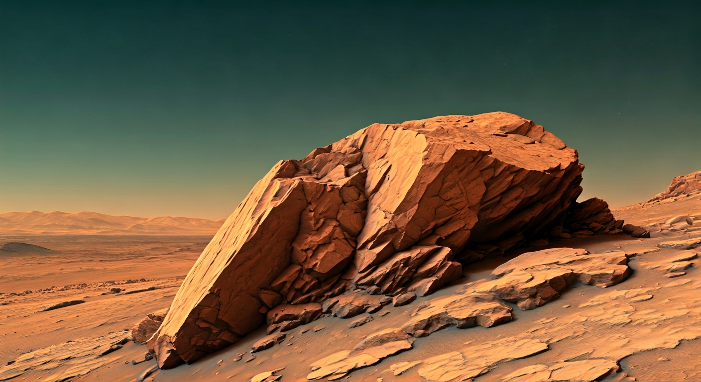 Curiosity Rover Unearths Ancient Crystals Within Martian Rock