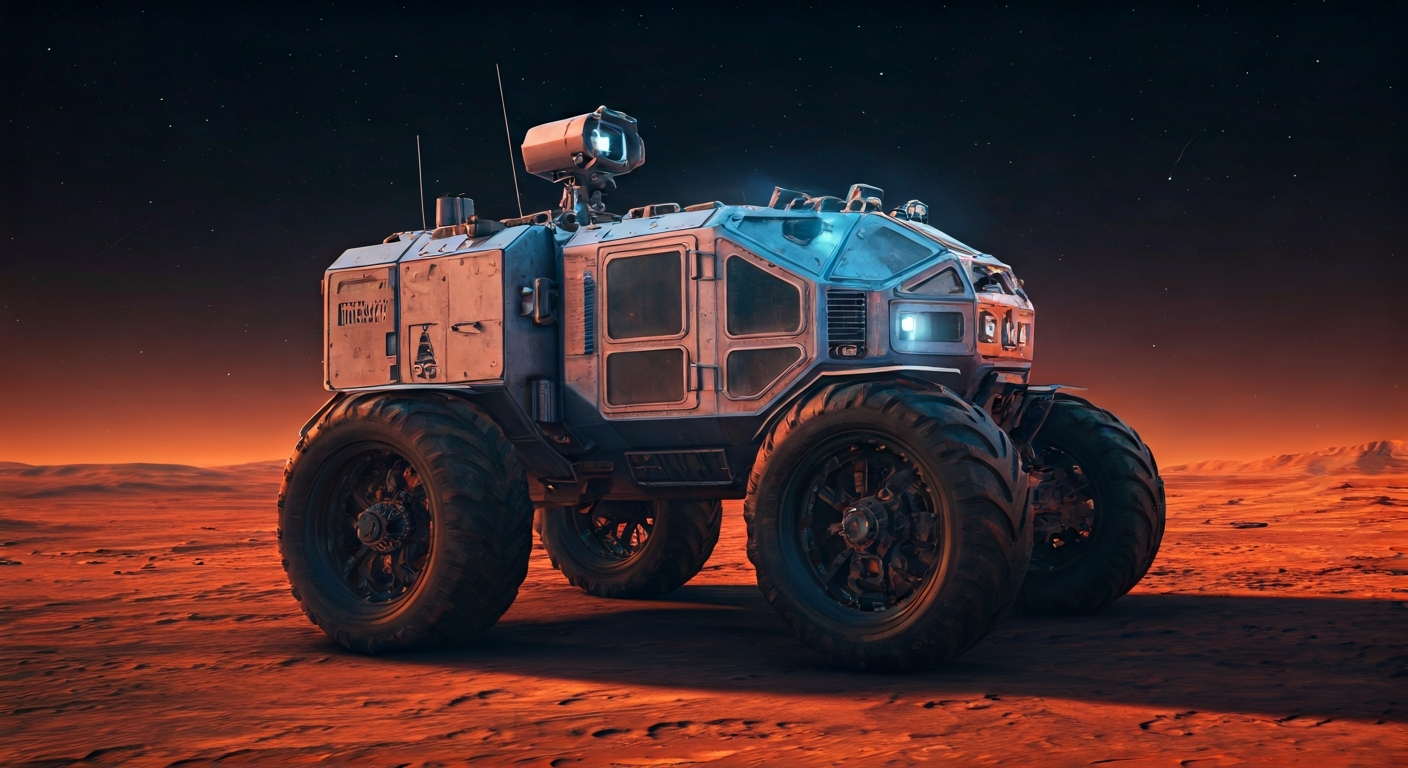Ernest Rover: All-Terrain Vehicle Designed for Lunar/Martian Exploration