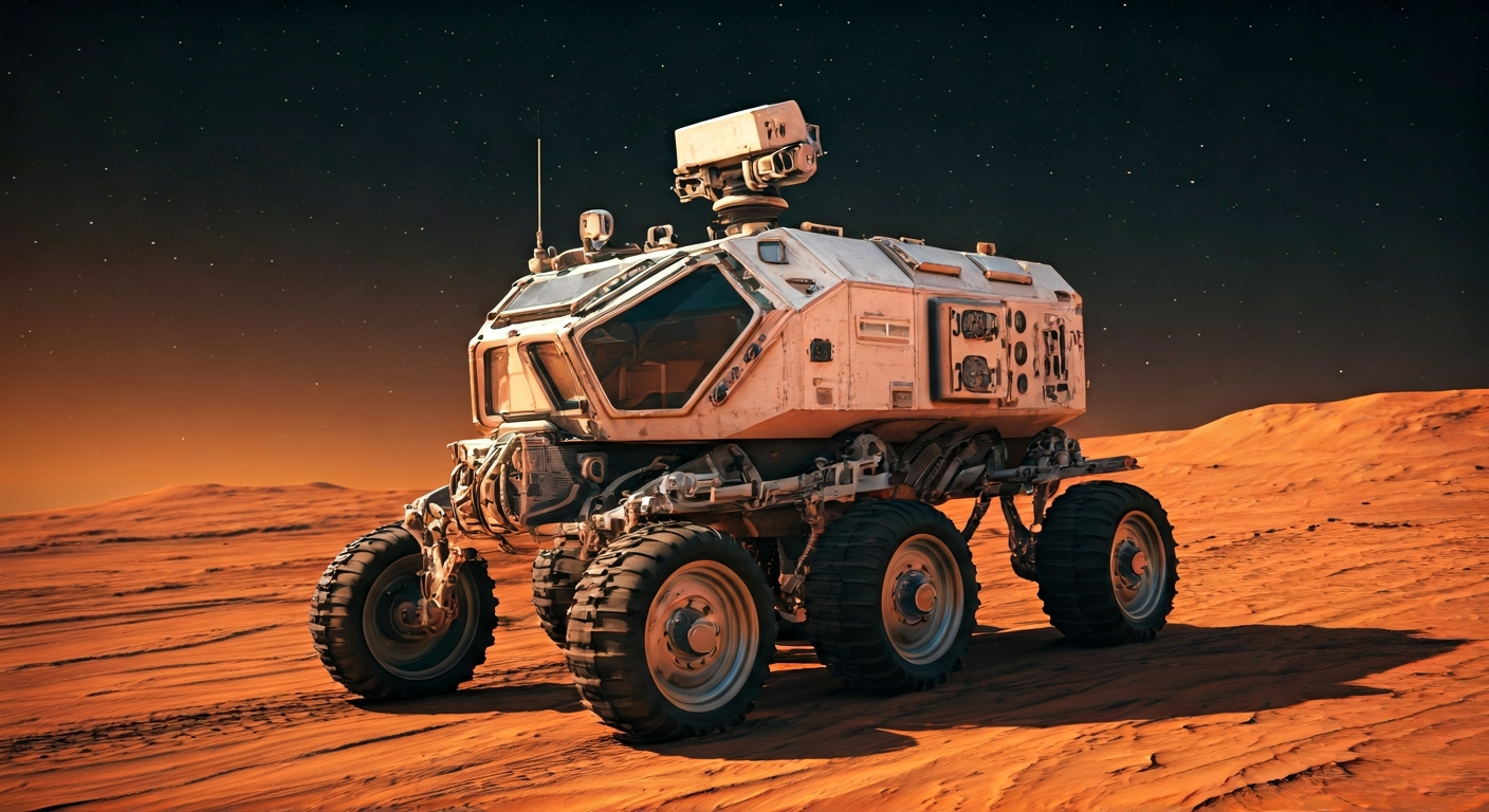 Ernest Rover Designed for Safe Lunar and Martian Exploration