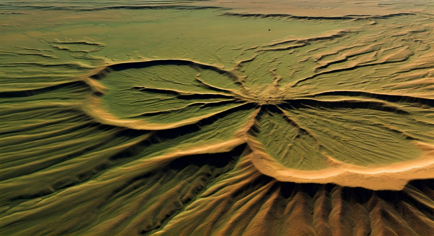 ESA Scientists Unravel Mars' "Butterfly Crater" Mystery