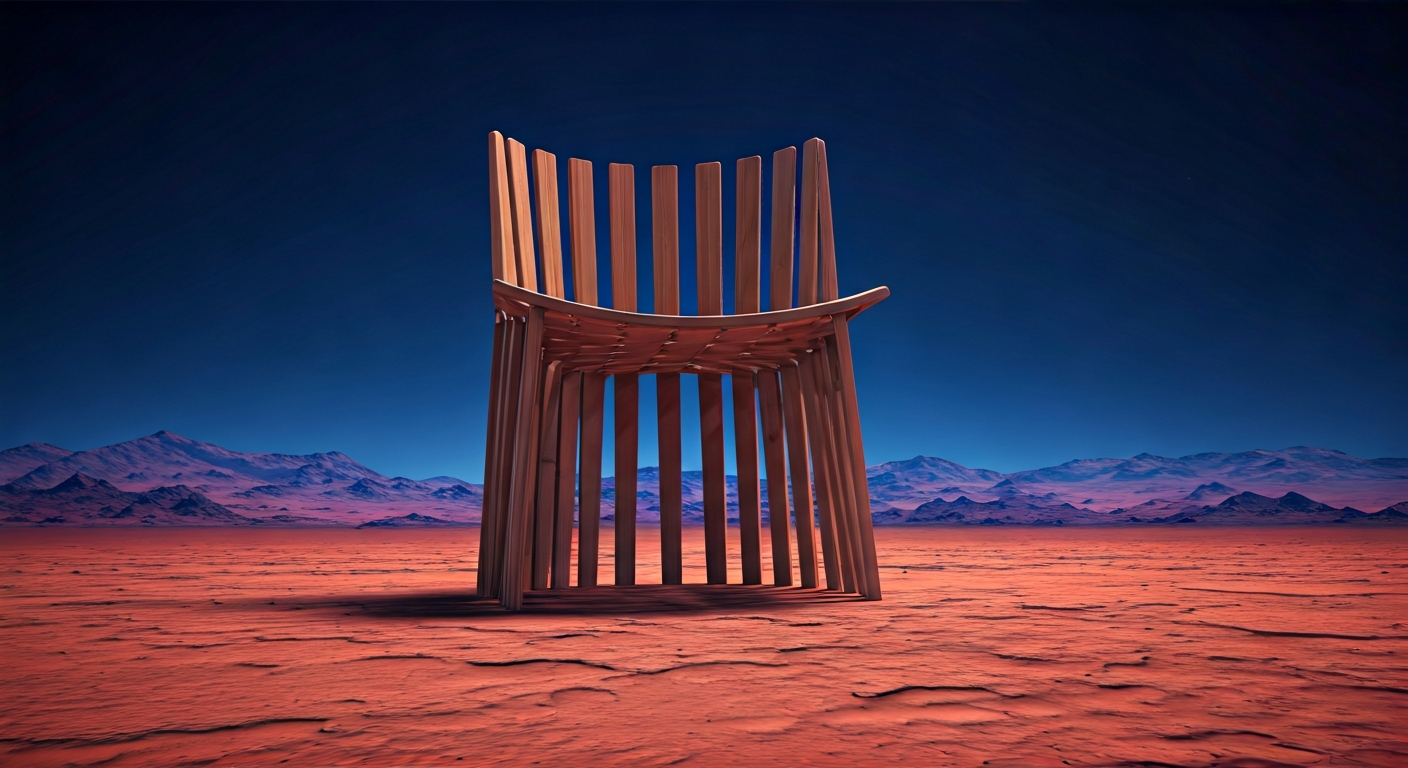 Expo wood transformed into 3D printed chairs to highlight resource recycling