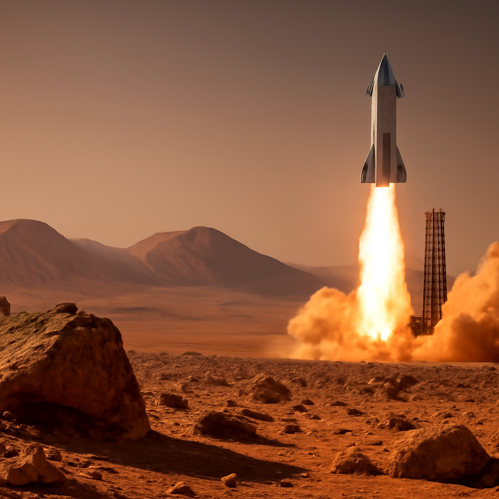 Mars: The Forge of Humanity's Future - From Martian Rocks to Starship's Roar