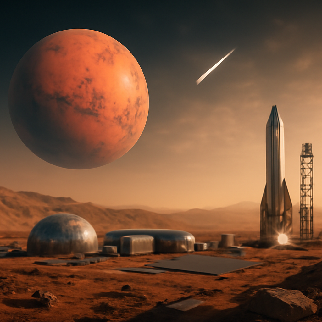 Mars' Next Chapter: From Skyfall to Stellar Manufacturing