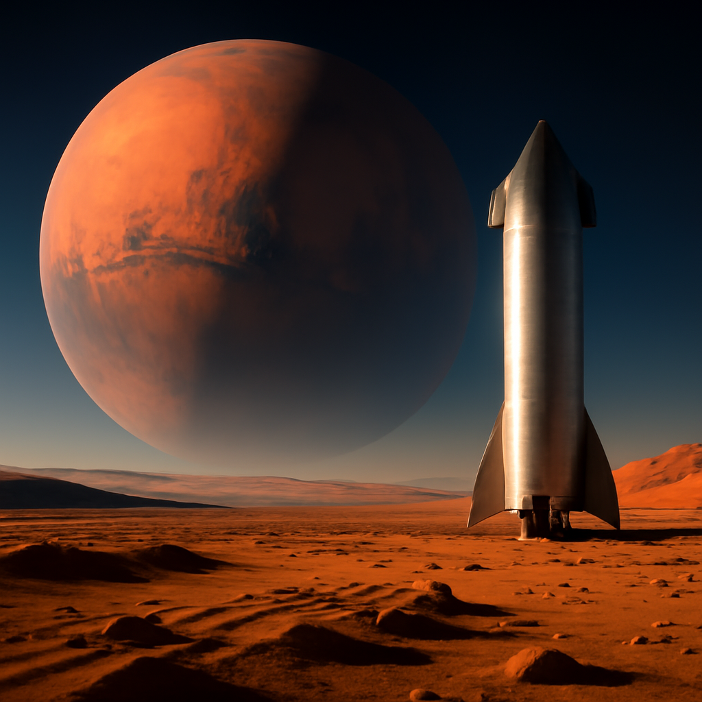 Mars: The Dawn of a Multi-Planetary Era – From Martian Sands to Starship Dreams