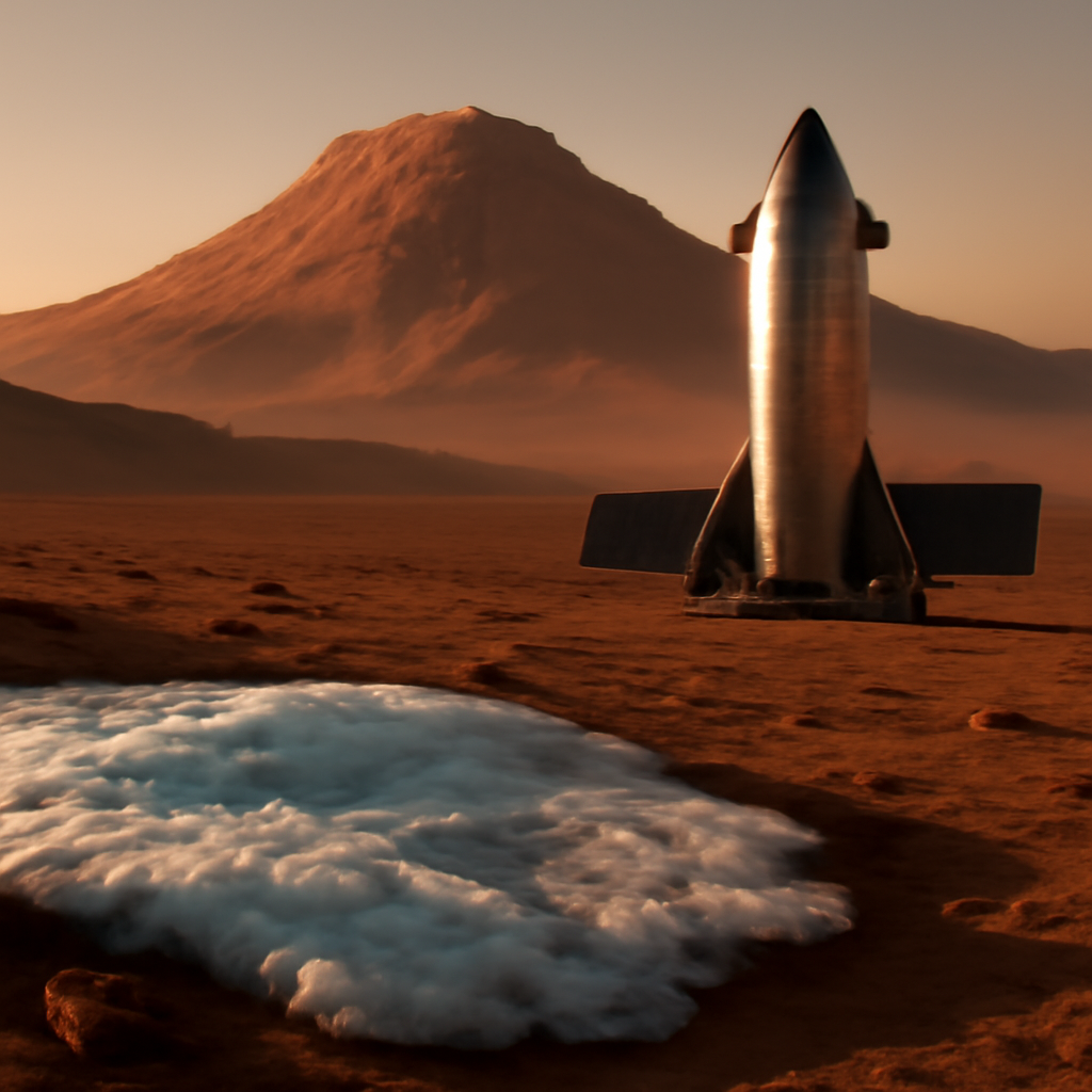 Mars: From Ancient Ice to Starship Sails – Charting Humanity's Red Frontier Ascent