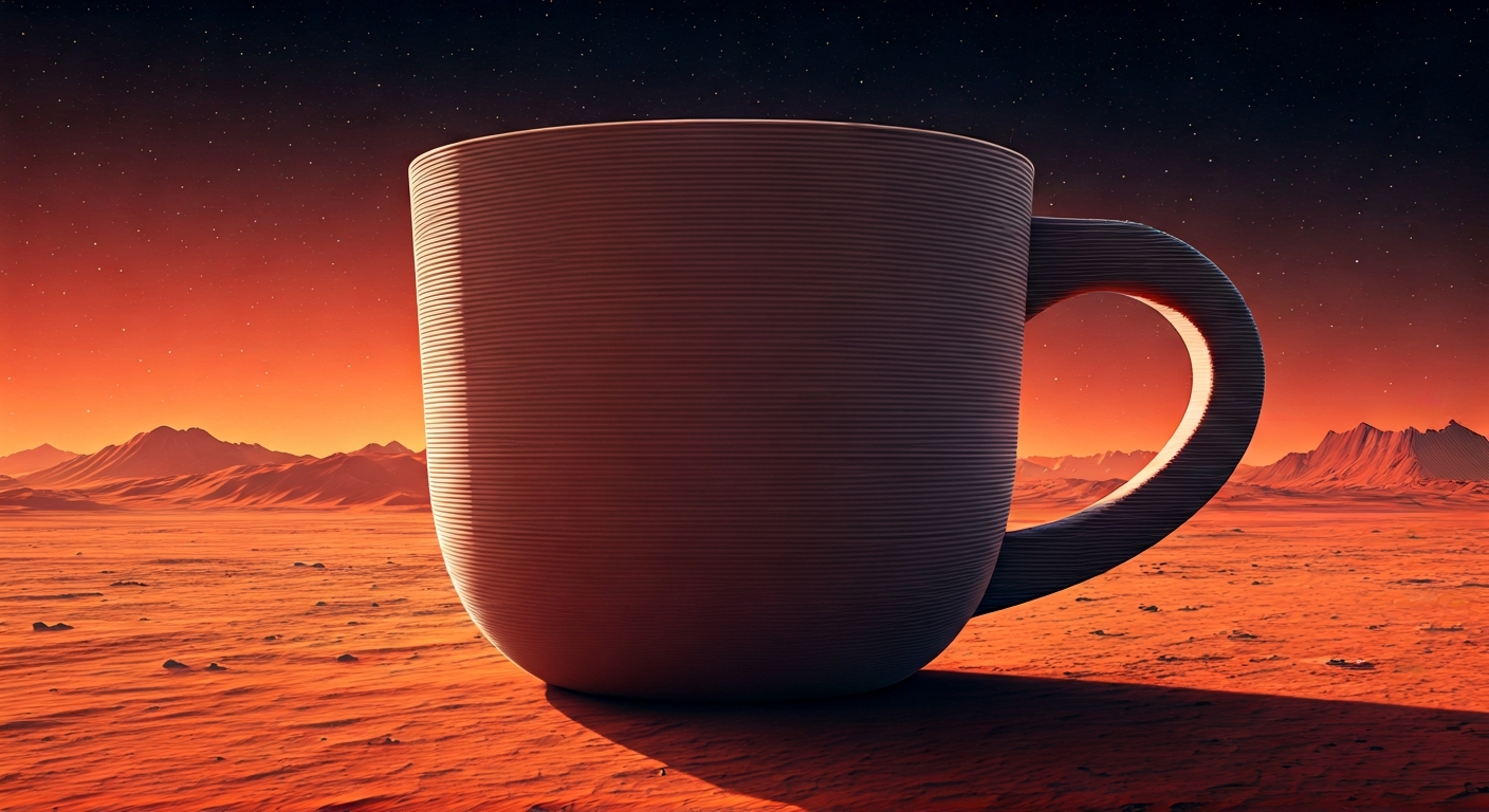 Findus 3D Prints Monumental Cup for Minestrone Anniversary