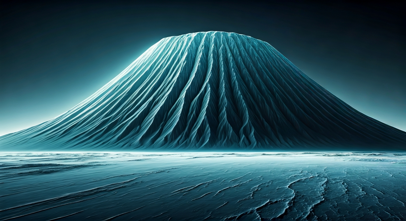 Giant Volcanic Eruptions May Explain Mars' Ice Age