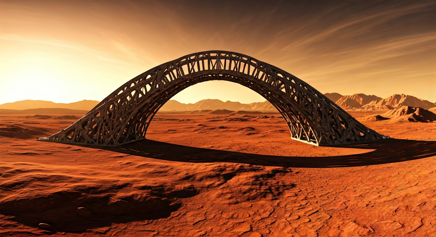 Italian Bridge Recreated Using Recycled Materials and 3D Printing