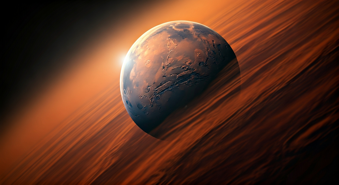 Mars Atmosphere Reveals Clouds and Haze
