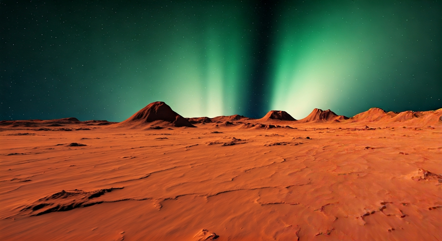 Mars' Green Sky Phenomenon Puzzles Scientists