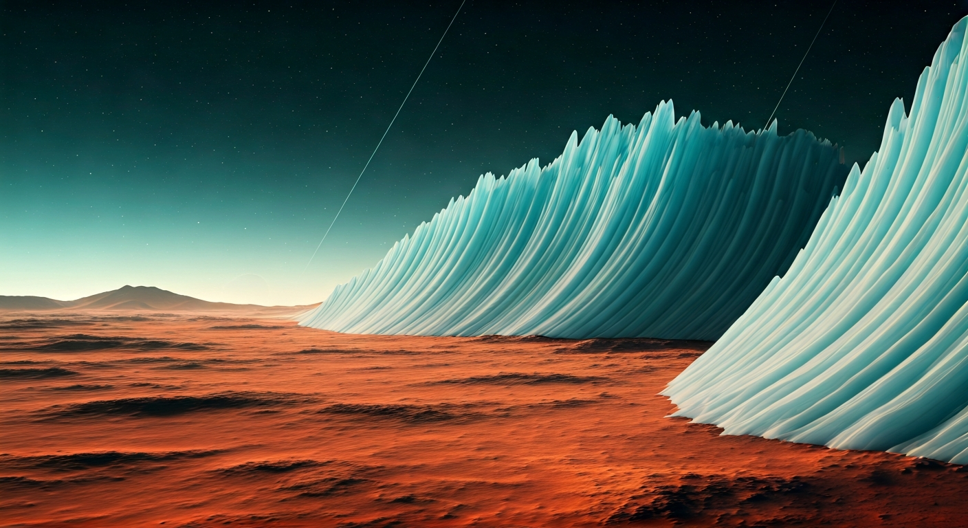 Mars Ice Could Shield Future Habitats from Radiation, Scientists Say