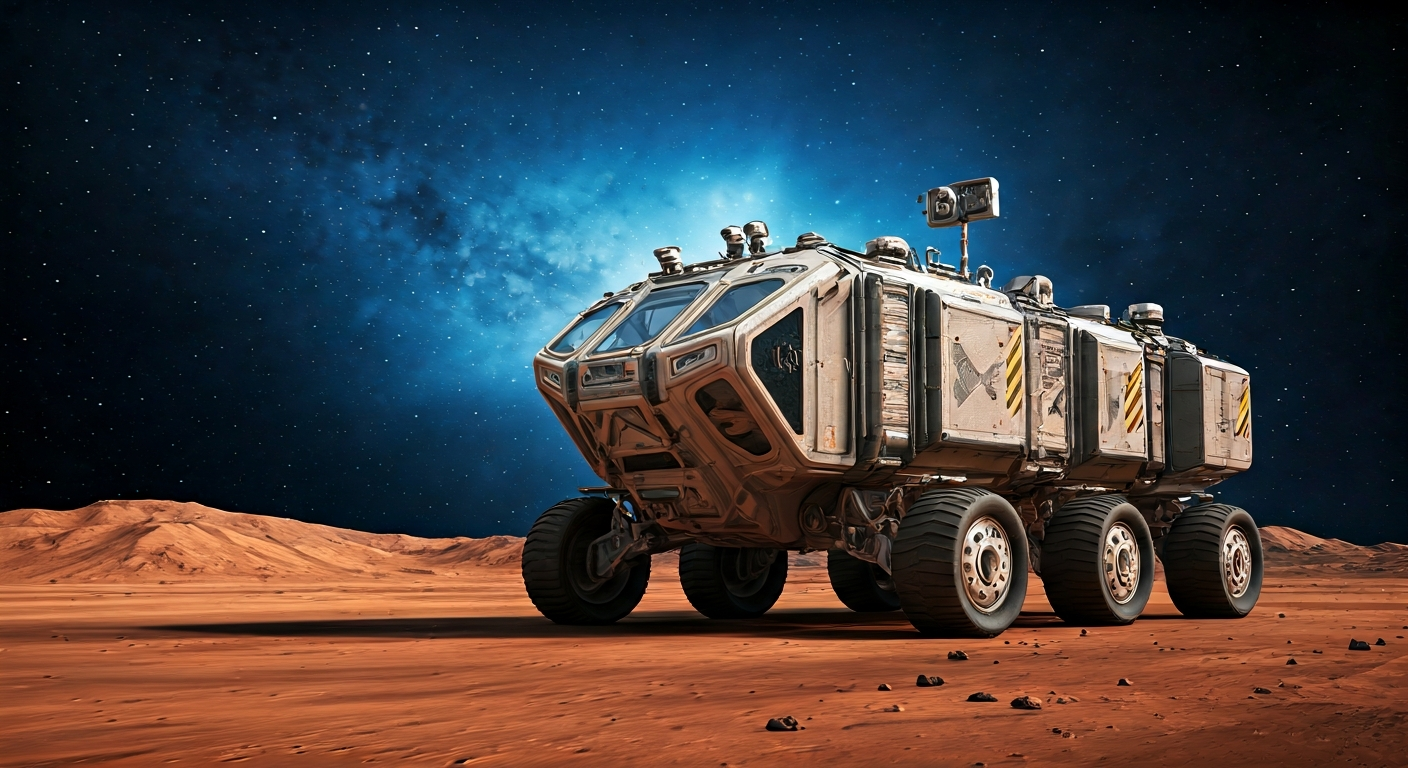 Mars Rover Construction Sim 'Mars First Logistics' Launches on Steam