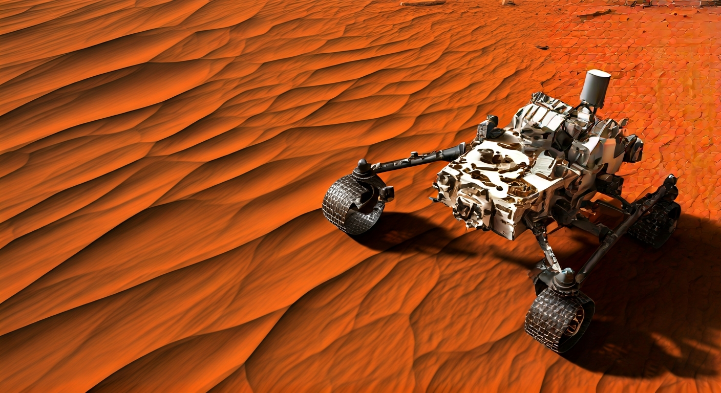 Mars Rover Detects Organic Molecules in Ancient Martian Lake Bed