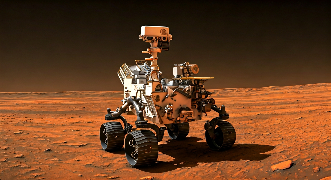 Mars Rover Detects Unexplained Organic Molecules Delivered by Meteorites