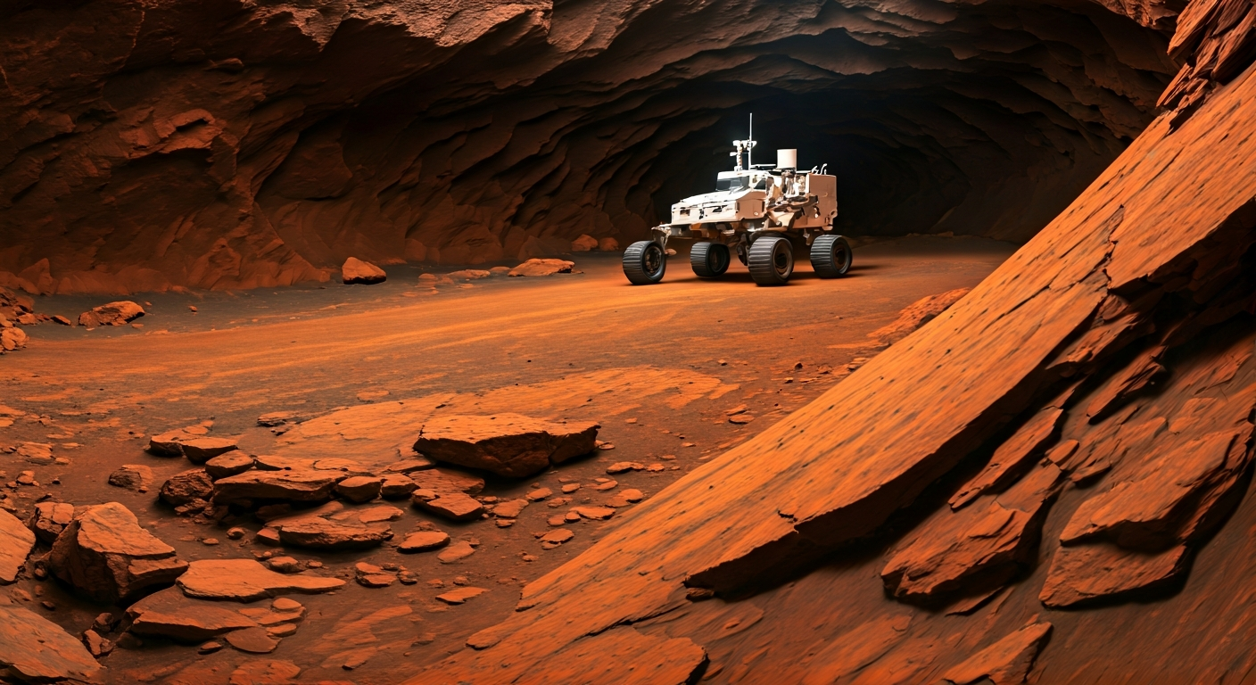 Mars Rovers to "Breadcrumb" Caves Like Hansel & Gretel