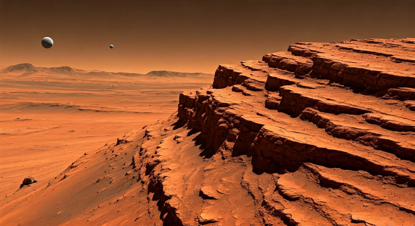 Mars subsurface rock layer suggests ancient terrestrial-like magma systems