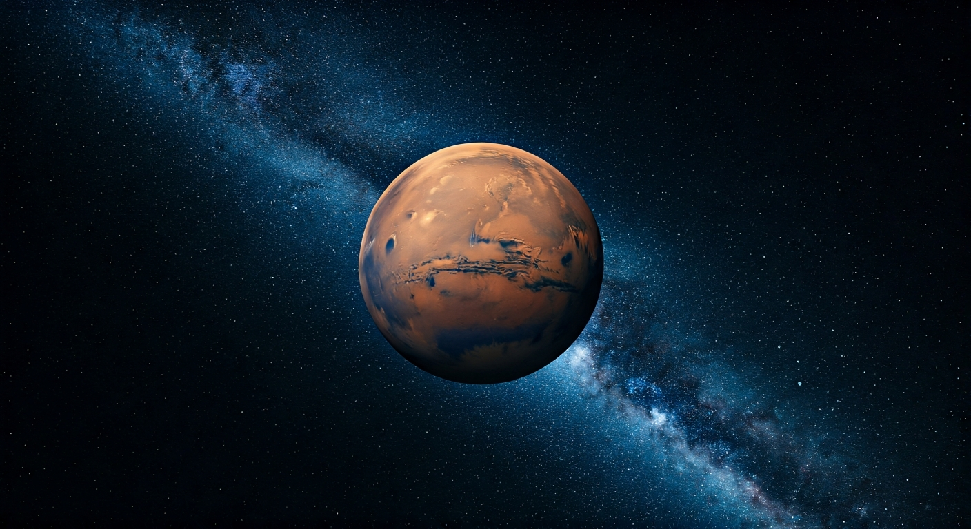 Mars visible to the naked eye Thursday night