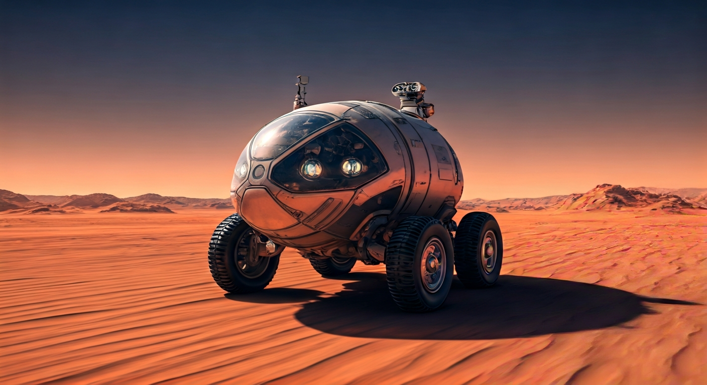 Martian Rover Mimics Sahara Beetle for Water Collection