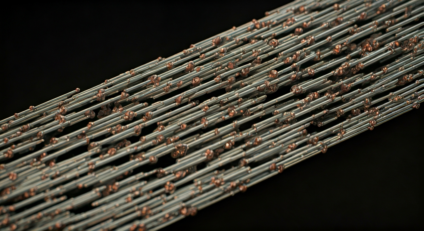 Nanoscale microstructure of Aluminum Alloy AlSi10Mg (concept).