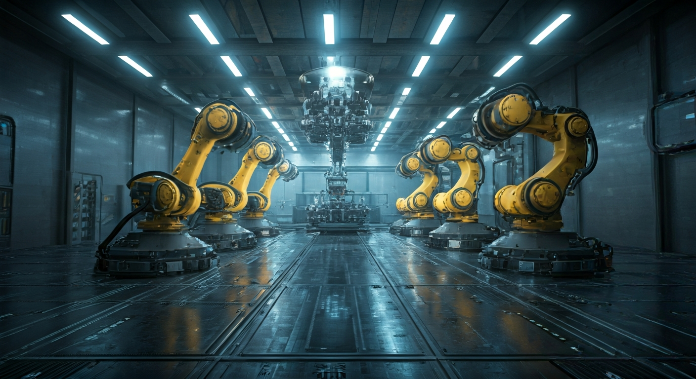 Autonomous production line (2030+ concept).