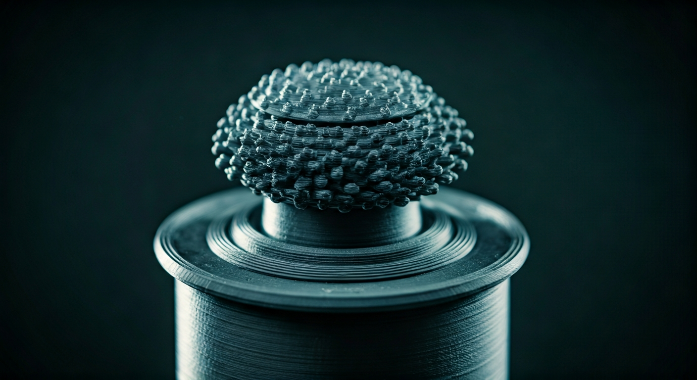 Finished 3D Printed Dielectric Resonator Antenna Array device (concept).