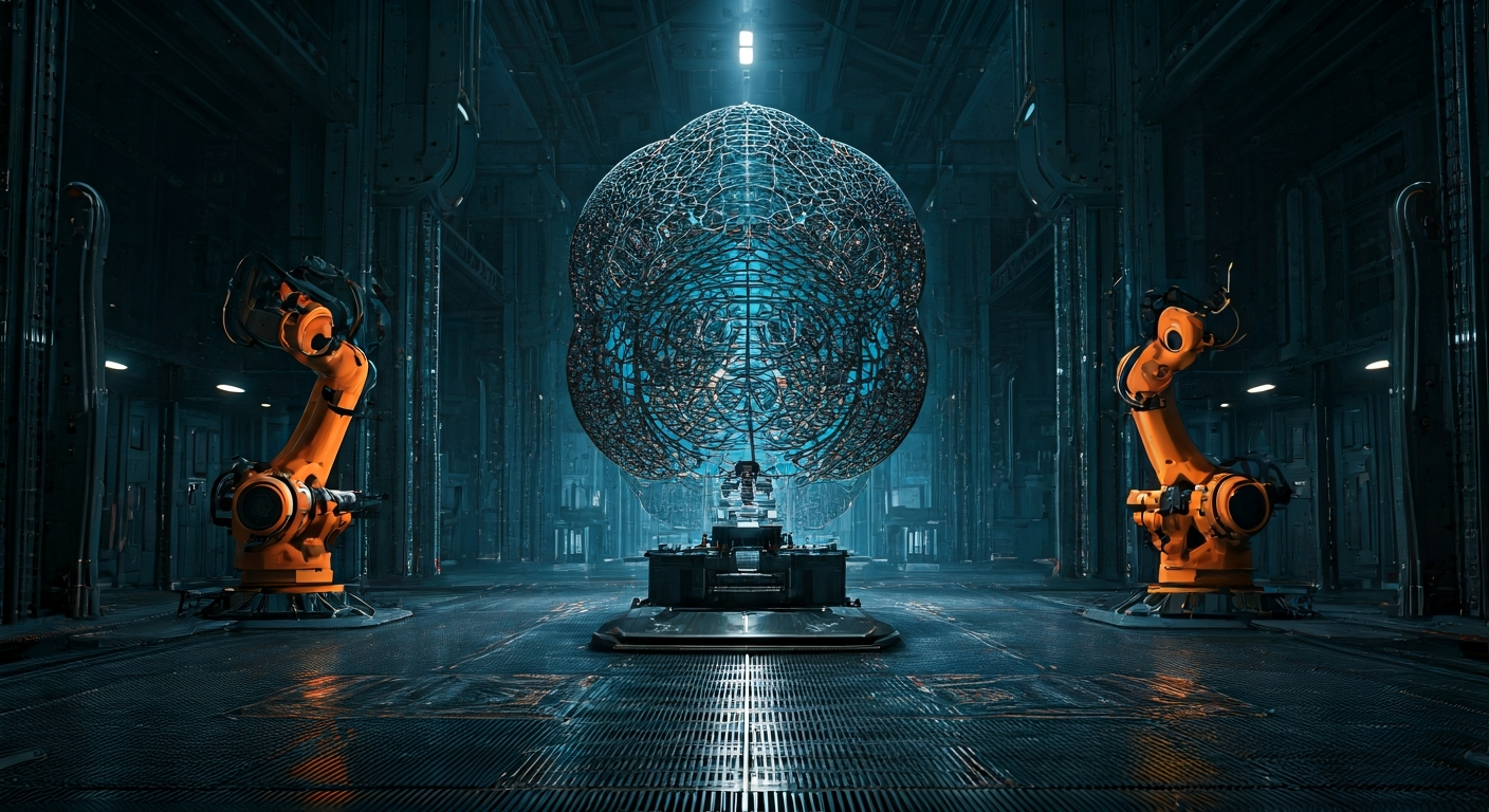 Autonomous production line (2030+ concept).