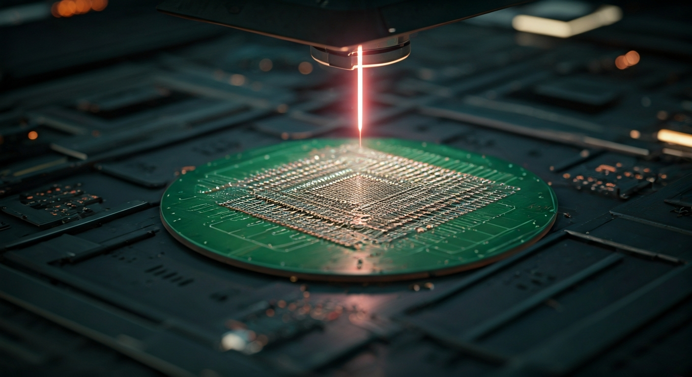 Post-2030 Nanomanufacturing of Microstrip Patch Antenna Arrays via Laser-Based Additive Processes and AI-Driven Self-Assembly
