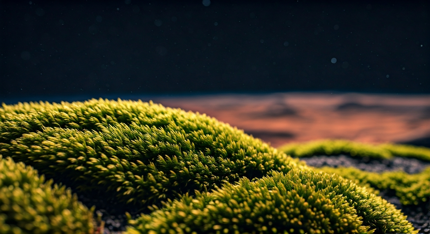 Moss Tested on ISS for Future Mars Habitats