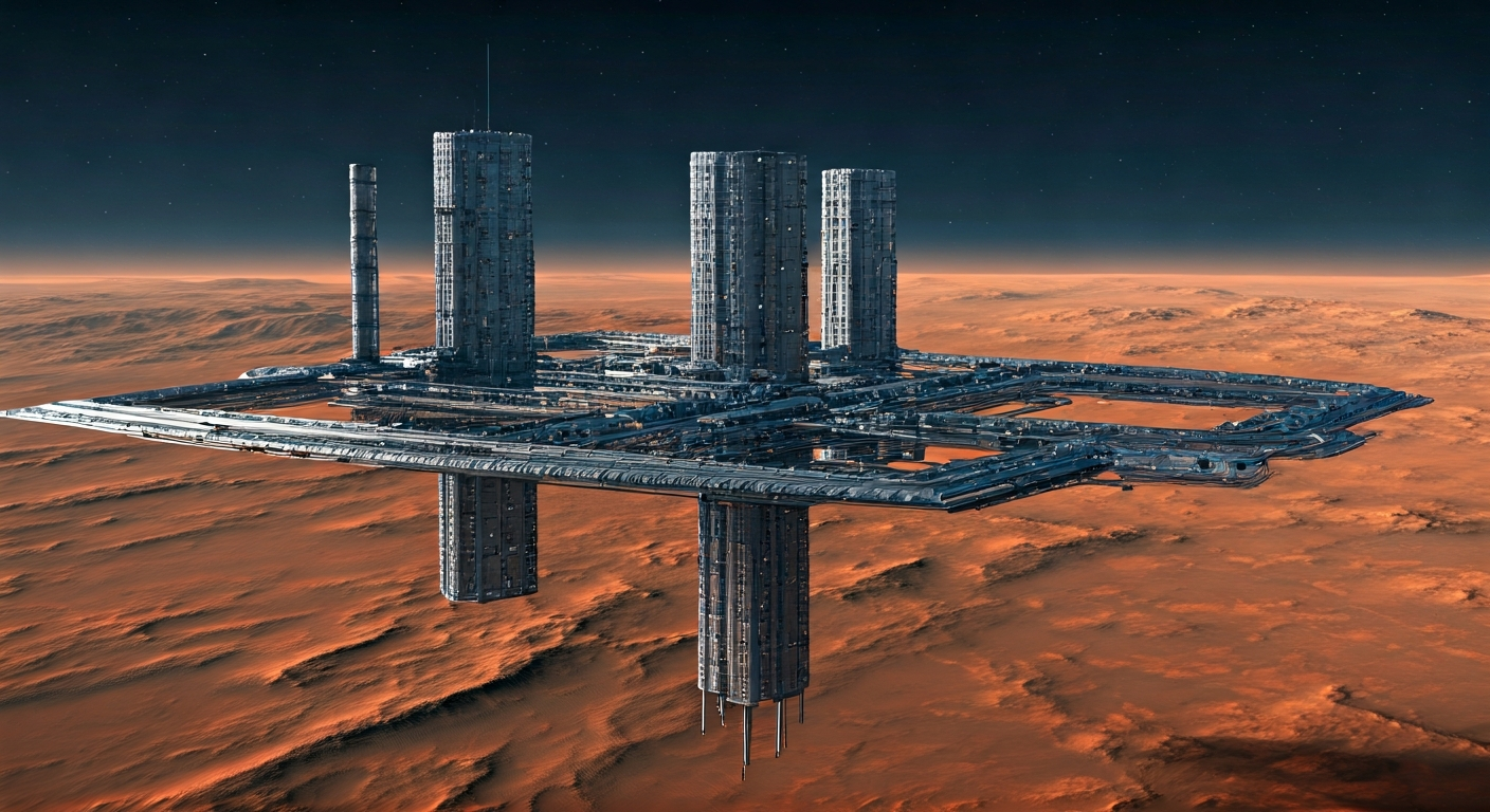 Musk Outlines 2045 Mars City Vision, Robot-Built Infrastructure
