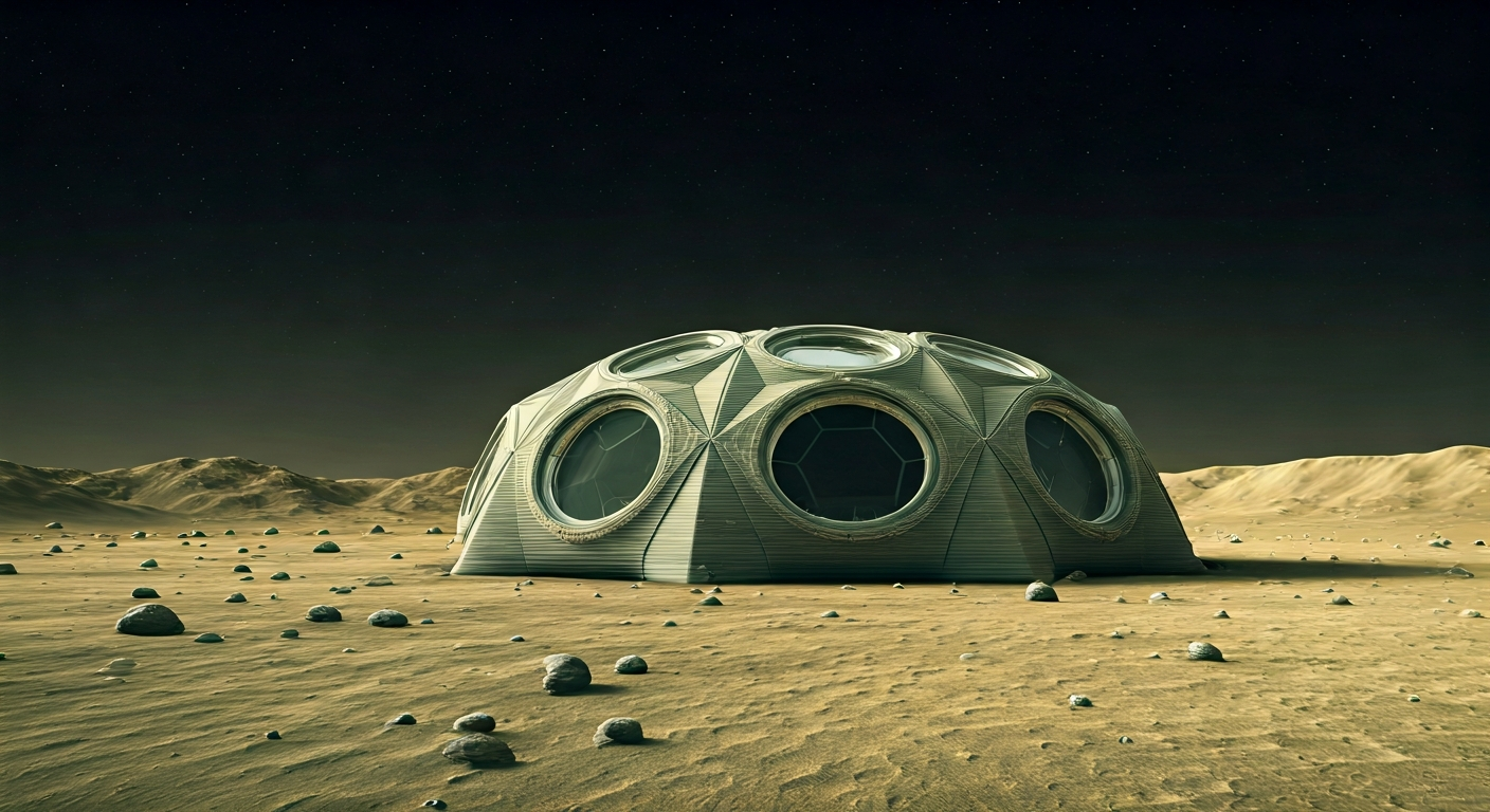NASA and AI Space Factory Unveil 3D Printed Lunar Habitat Prototype
