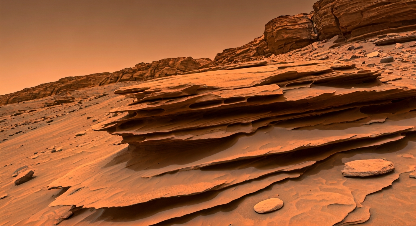 NASA Captures Unusual Rock Formations on Martian Surface