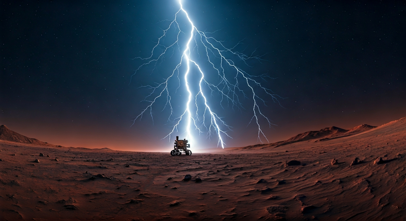 NASA Detects Lightning for First Time on Mars