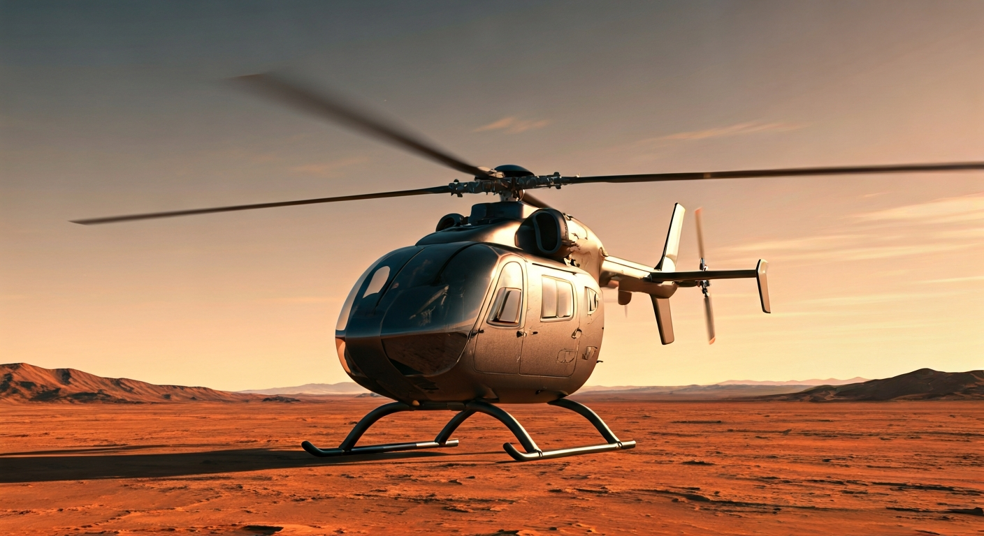 NASA Prepares Nuclear-Powered 'Skyfall' Helicopter for 2028 Mars Mission