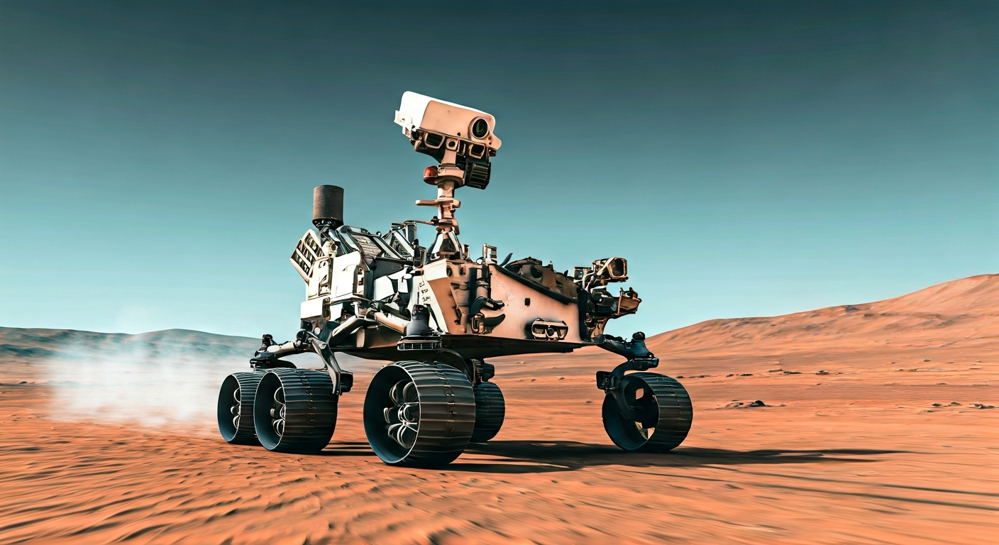 NASA Rover Achieves New Speed Record on Mars