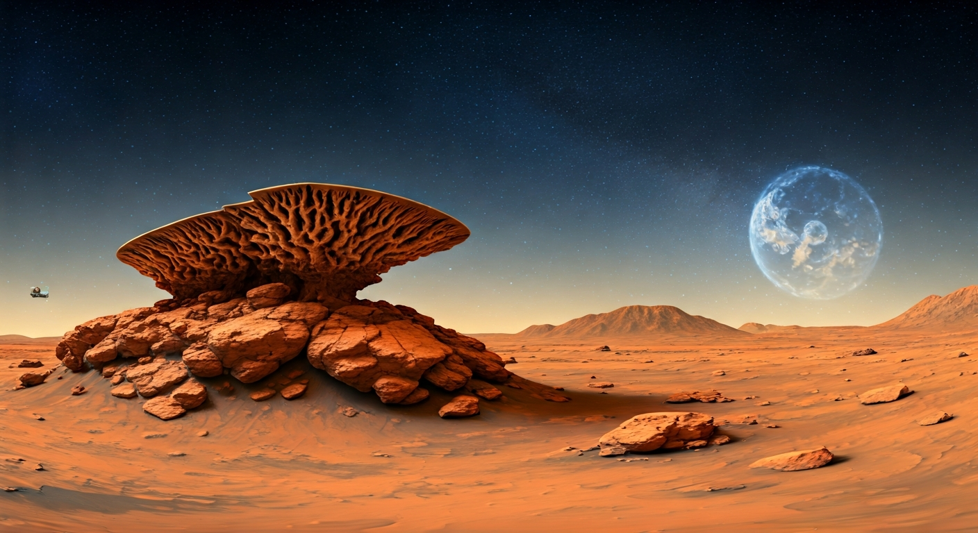 NASA Rover Captures Image of Potential Coral-like Rock Formation on Mars