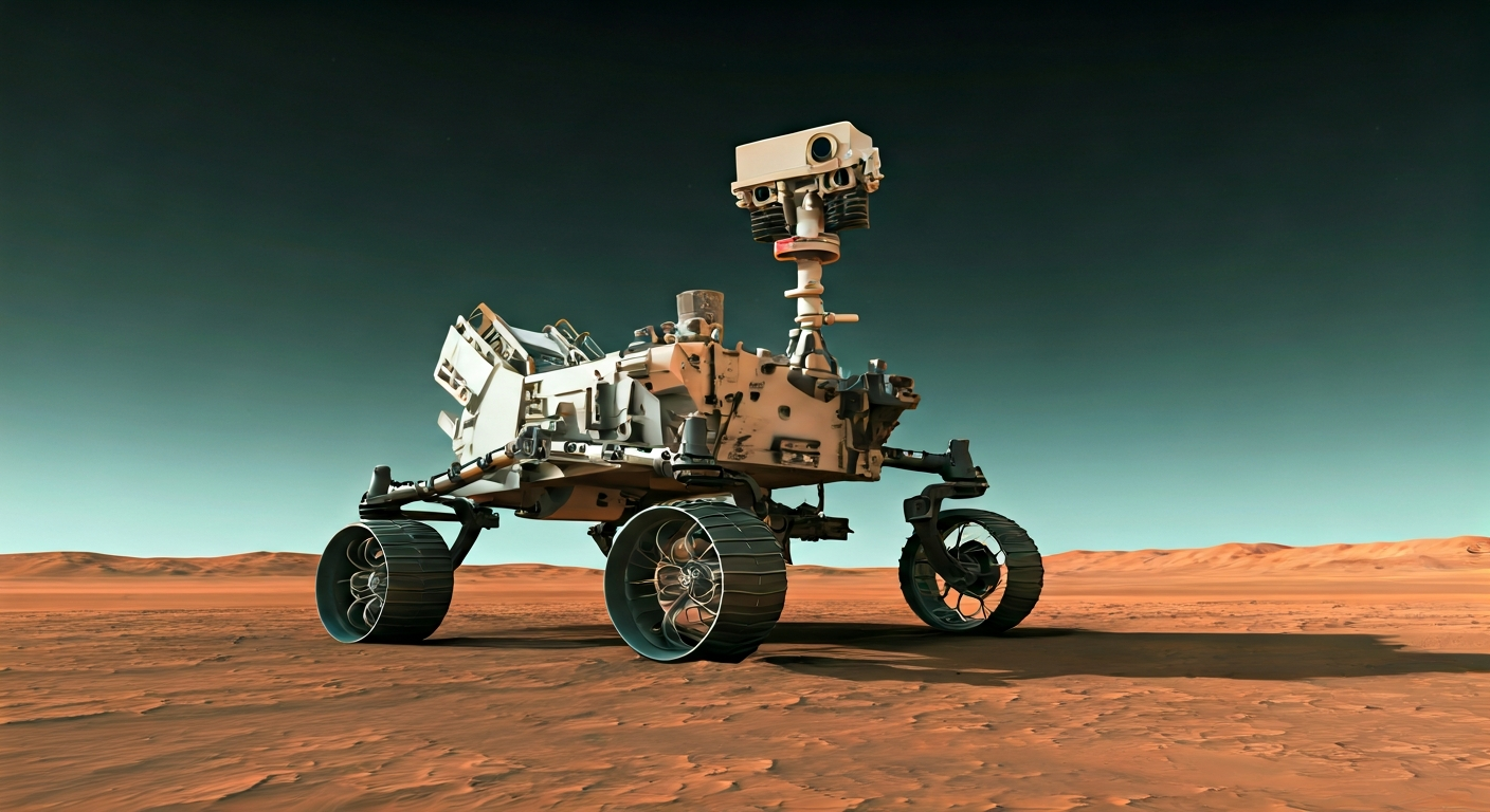 NASA Rover Lands on Mars, Sends First Image, Mission Detailed