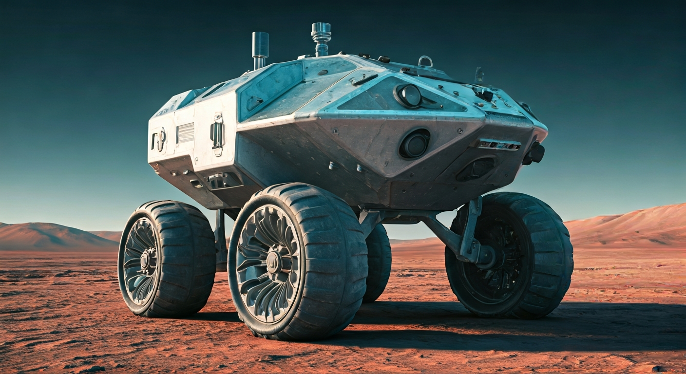NASA Tests ERNEST Rover with Novel Wheel Design for Lunar and Martian Terrain