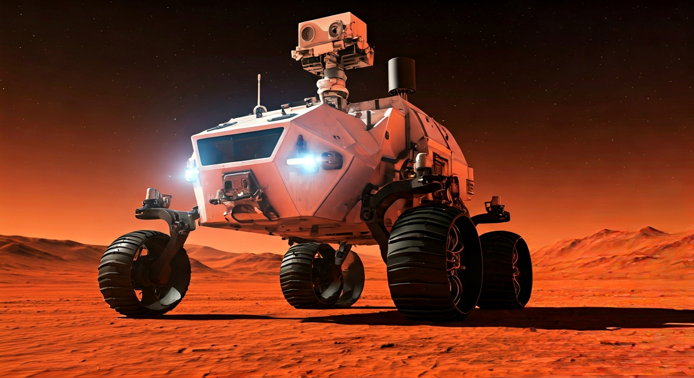 NASA Tests Next-Gen Lunar/Mars Rover Prototype with Advanced Suspension and AI